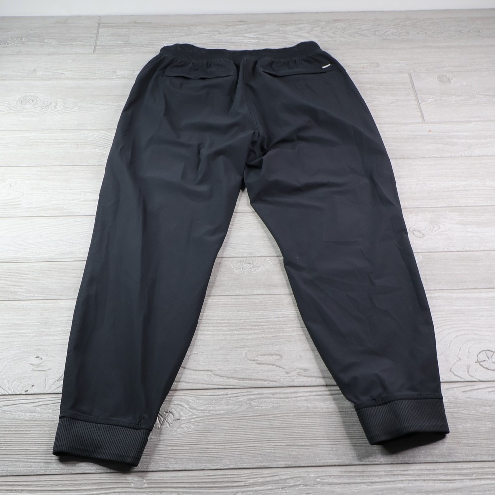 Vuori Meta Jogger Men's Large Black Stretch Active Travel Pants V436 - Picture 4 of 8